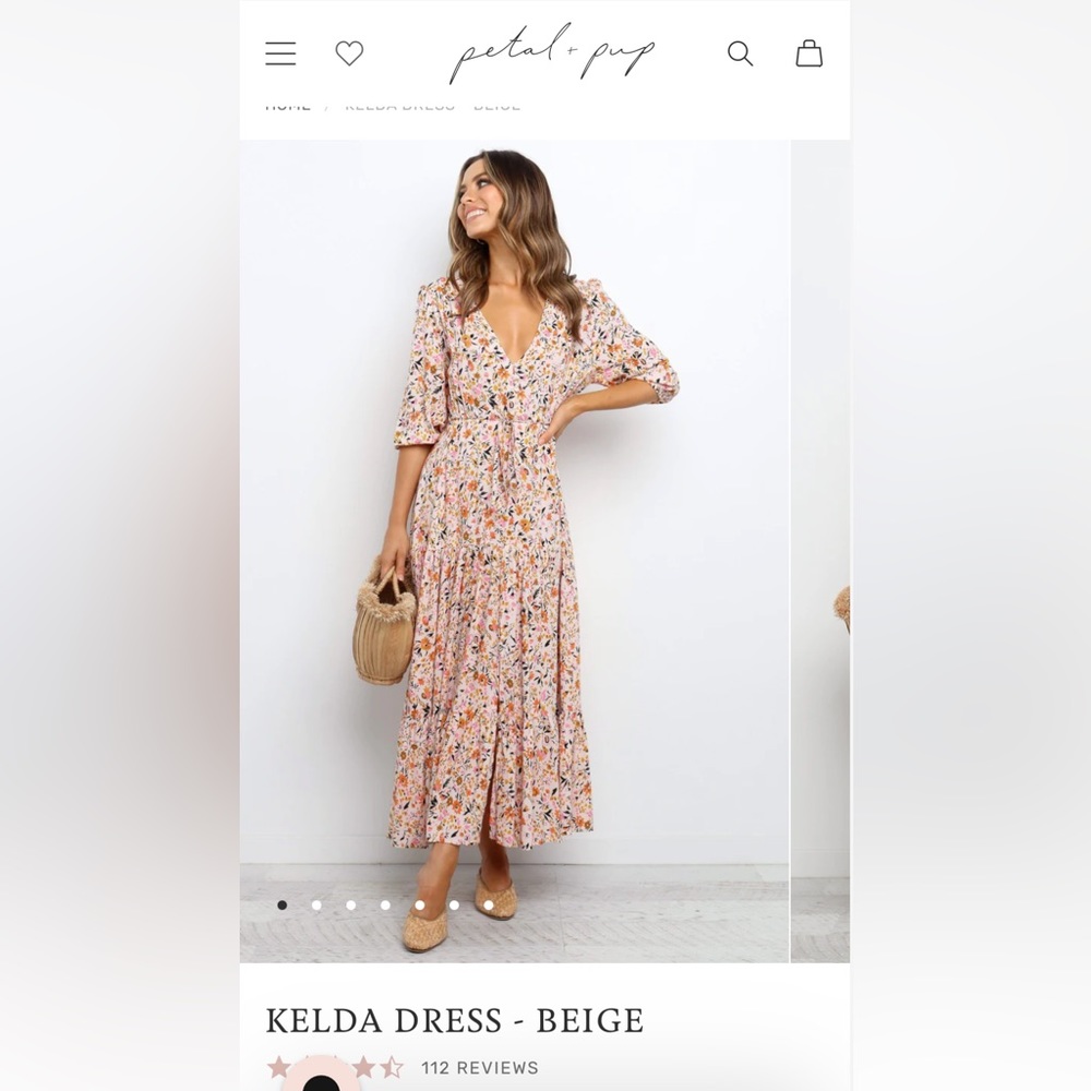 Petal and Pup Maxi Dress